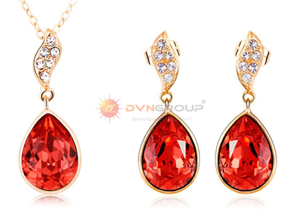 Rose Gold Plated | Gemstone Pendant Sets